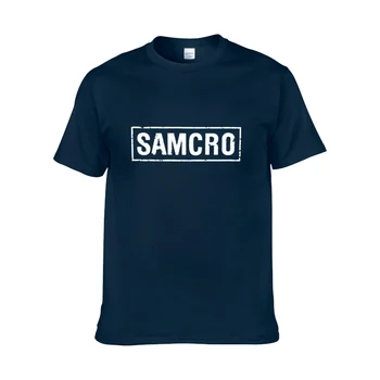 SOA Sons of anarchy copilul de Moda SAMCRO Print T-Shirt pentru Bărbați Moda Harajuku HipHop maneca scurta din Bumbac Casual Barbati Tricouri