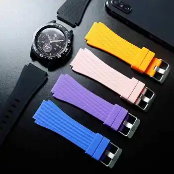 Curele silicon 22mm Ceas Inteligent Trupa Watchbands Oțel de Înaltă Calitate Accesorii Pentru Huawei, Xiaomi curea Smartwatch