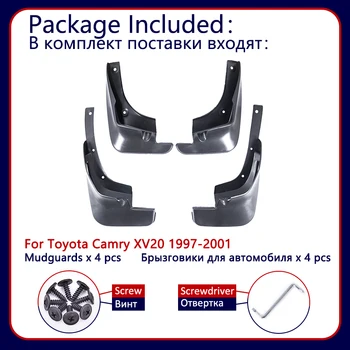 4buc Set pentru Toyota Camry XV20 20 1997~2001 Masina de Noroi-Față Apărătoare de noroi din Spate apărătoare de noroi Aripa apărătoare de noroi 1998 1999 2000