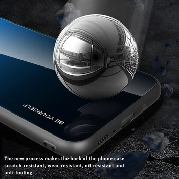 Gradient Bara de protectie Shell Pentru Samsung Gaxlay A51 5G A71 A31 A41 A21 Capac Sticla rezistenta la Socuri Telefon Caz Pentru Gaxlay A10S A20S
