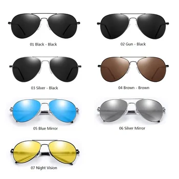 Bărbați de lux Polarizat ochelari de Soare Pentru Barbati Femei Conducere Pilot Ochelari de Soare Vintage Negru ochelari de Soare de Designer pentru Femei Nuante UV400