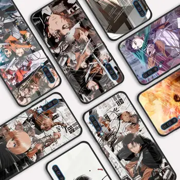 Anime Atac Pe Titan Sticla Caz Pentru Samsung Galaxy A50 A51 A71 A70 A31 A10 A21s A41 A11 M21 M31 M51 Acoperire Coajă Coque