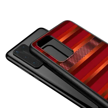 Roșu Albastru Metal Periat pentru Huawei P40 P30 P20 P10 Pro Lite E Plus 4G 5G P9 P8 Lite P Inteligente Z S Plus Negru Moale Caz de Telefon
