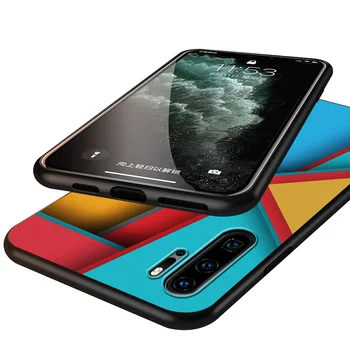 Mature Textura Fibra de Carbon Pentru Huawei P40 P30 P20 P10 P9 P8 Lite E mini Pro Plus 5G 2017 2019 Silicon Negru Moale Caz de Telefon