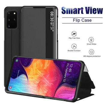 Smart View Flip case Pentru Huawei P40 P20 P30 Pro Pereche 20 10 9 Lite P10 Plus 20 de Onoare Pro 10 9 Lite 8X 9X P Inteligente 2019 Acoperi
