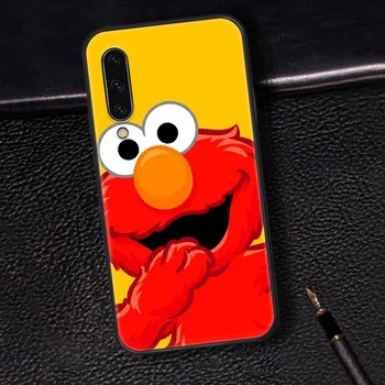 Sesame Street Monstru Cookie Drăguț Telefon Caz Acoperire Pentru Samsung Galaxy A7 8 10 20 20e 21 30 30 31 41 50 50 51 70 71 91 negru