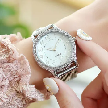 Femme 2021 Femei Femei Ceasuri Cuarț Ceas din Oțel Inoxidabil Casual, Cadran De Ceas Ceasuri Reloj Mujer Orologi Smael