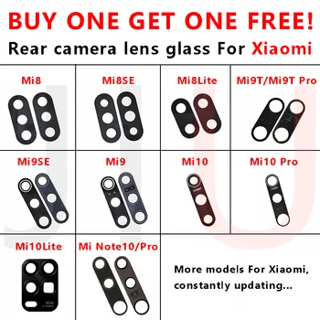 Cumpara una a lua unul gratuit,Piese de Reparații Spate aparat de Fotografiat Lentilă de Sticlă cu adeziv autocolant Pentru Xiaomi Mi9T Mi10Pro Note10Lite Mi10T