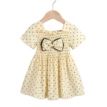 VIDMID rochie de fete pentru copii de vara noi dot cu mânecă scurtă copil de vara pentru copii rochie P4406