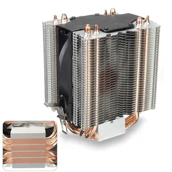 Liniște Heatpipe Radiator LED Albastru Hidraulice Rulment CPU Cooler Ventilator Radiator pentru procesor Intel LGA1150 1151 1155 775 1156 AMD Ventilator de Răcire