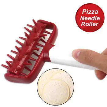 Pizza, Cookie-uri de Copt Instrumente DIY Plastic Aluat Rola de Placinta Ac Jante Cutter Mașină de Cusut Pâine Pumn Gaura dropshipping