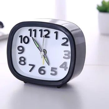Ceas cu alarma mic drăguț creatoare de moda ceas Dreptunghi Mic Pat Compact de Călătorie Cuarț semnal Sonor Ceas cu Alarmă Drăguț Portabil c50