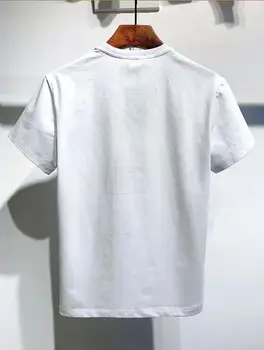 Bărbați DSQ2 Moda de Vara cu Maneci Scurte T-shirt, Blaturi de Streetwear Topuri DT575