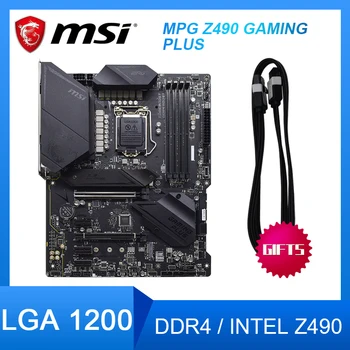 MSI MPG Z490 JOCURI PLUS o Placa de baza LGA 1200 DDR4 1200 M. 2 Intel Z490 PCI-E 4.0 Original Desktop MSI Z490 Placa de baza