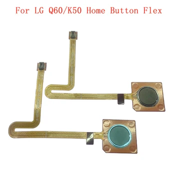 Senzor de amprentă digitală Button Acasă Cablu Flex Panglică Pentru LG Q60 LMX525 K50 LMX520 Senzor Touch Flex Panglică Piese de schimb