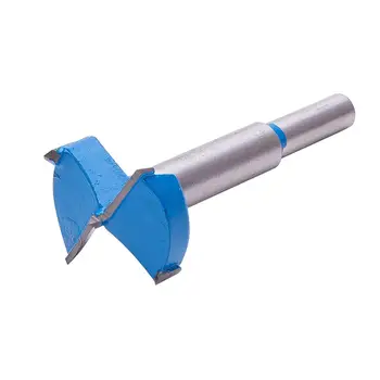 Utoolmart 1pcs Blue Carbide Woodworking Hole Saw 15-100mm Dia 80mm Length Hole Cutter Drill Bit Handle Opener Tools