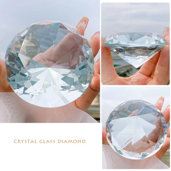 Nail Art Afișa 80mm Holografice Transparente de Sticlă Cristal de Diamant Model de Mână Trage Ornament Bijuterii Salon de Manichiura Instrument