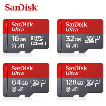 Sandisk Ultra Micro SD 16GB 32GB 64GB, 128GB, 256GB Card SD/TF Card Flash Card de Memorie 98MB/S UHS-I card microSD + Adaptor + Card Reader