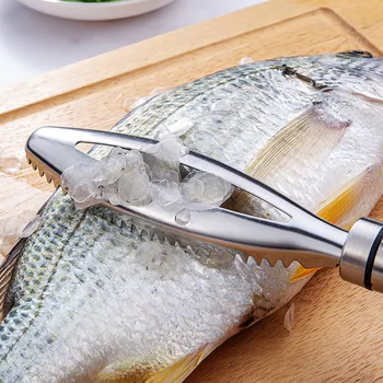 Inoxidabil Scară De Pește Remover Racleta Curat Instrumente De Bucatarie Masini De Uscare De Răzuire Pește Instrument De Curățare Capac Accesorii De Bucătărie Gadges