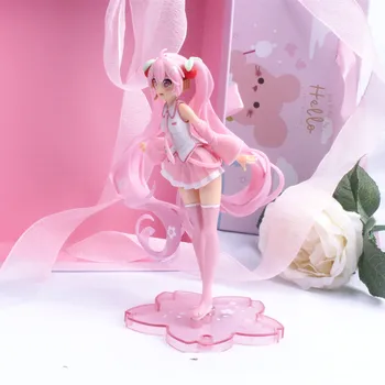 Anime Sakura Roz Figurine Jucarii Fete din PVC Figura Model de Jucarii Cadou