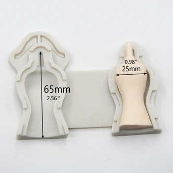 3D manual Zeita Forma Corpului Rășină Epoxidică Mucegai Silicon DIY Model de Corp Stand de Afișare Tort Fondant Matrite Kit de Instrumente de Ambarcațiuni