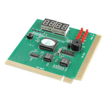 4 Cifre Display LCD PC-ul Analizor de Diagnostic Post de Card de Placa de baza Tester cu LED Indicator pentru ISA, PCI Mian Bord Accesorii PC