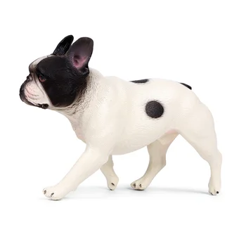 2021 Simulare Câine de Companie Model Animal Solid Cottontail Bulldog Animale Ornamente Copii Cognitive Jucărie de Învățământ pentru copii Cadouri