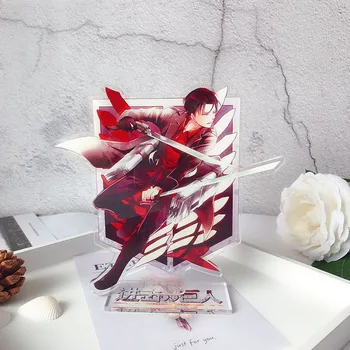 Inaltime 15cm Anime Atac pe Titan Acrilic Figura Model de Jucărie Desene animate Figura Shingeki Nu Kyojin Eren Picioare Card de Decor