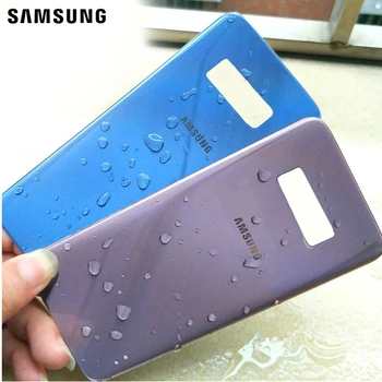 Original Samsung Galaxy Note 8 N950 SM-N950F Pahar de Locuințe Baterie Capac Spate Ușa din Spate Caz piesă de schimb Adeziv Instrument Gratuit