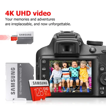 Original SAMSUNG Micro SD card de 32GB Clasa 10 Card de Memorie EVO+ EVO Plus microSD de 128GB, 256GB 16GB 64GB TF Card cartao de memoria