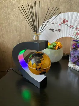 Plutitor Magnetic Levitation Glob LED Harta Lumii Electronice Antigravity Lampa de Noutate Minge de Lumină Acasă Decorare Ziua de nastere Cadouri