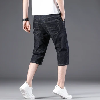 2021 Vara Noi Bărbați Subțire Slim pantaloni Scurți Stil coreean de Moda Trendy Classic Stretch Blugi Largi de sex Masculin Business Casual Pantaloni Brand